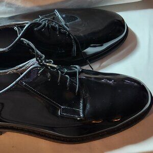 Altama dress oxford Vibram sz 11 E black patent leather VGUC